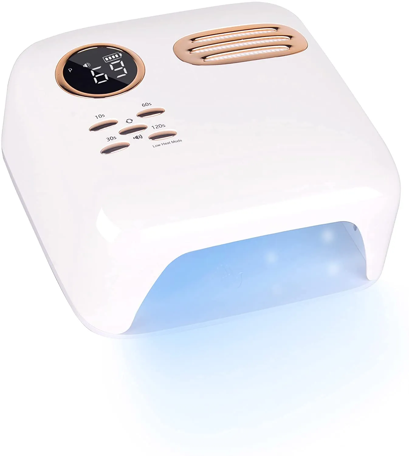 UV Led Nail Lamp, 72W Cordless Led Nail Light for Gel Nails, 15600mAH Wireless Led Gel Nail Lamp with 4 Timer Mode and Smart Sensor Portable Nail Art Manicure Tools for Home and Salon(Retro Green)