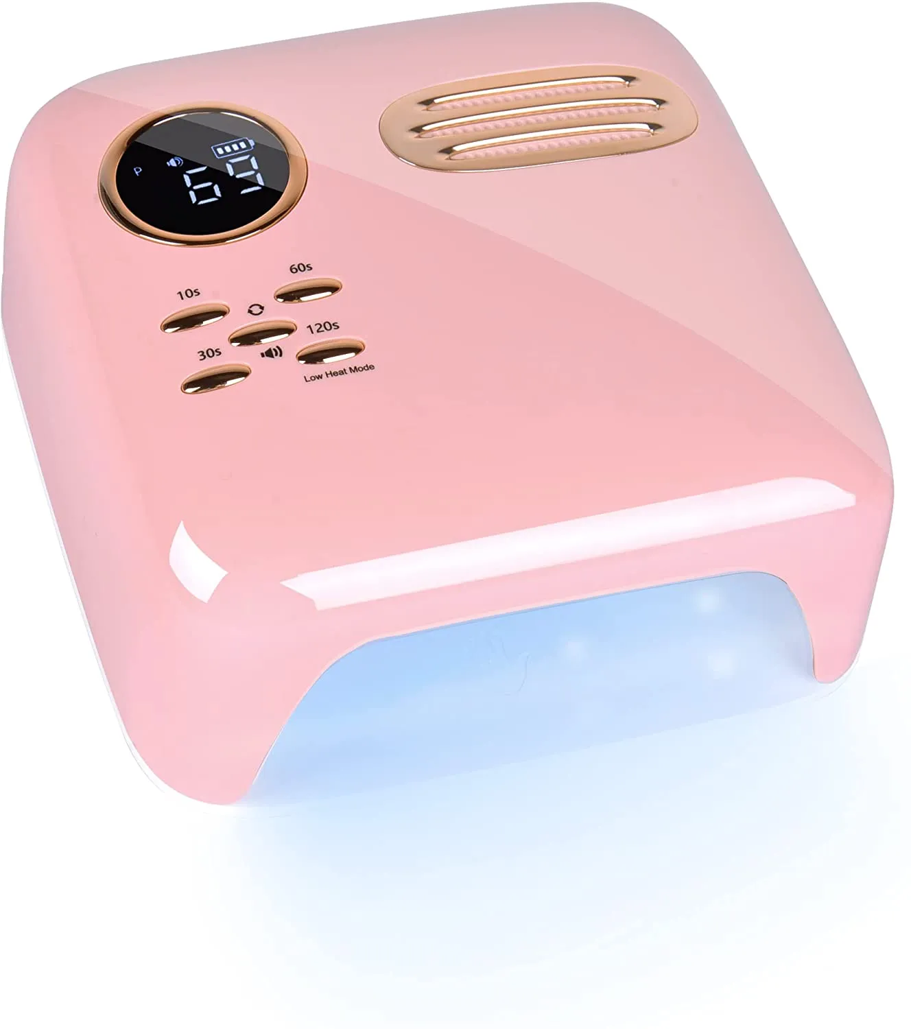 UV Led Nail Lamp, 72W Cordless Led Nail Light for Gel Nails, 15600mAH Wireless Led Gel Nail Lamp with 4 Timer Mode and Smart Sensor Portable Nail Art Manicure Tools for Home and Salon(Retro Green)