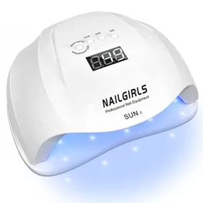 UV LED Nail Lamp, NAILGIRLS 54W Fast Nail Dryer Gel Polish Light with 4 Timer Setting Sensor, 36 Dual LED UV Beads Professional Salon Nail Curing Lamp