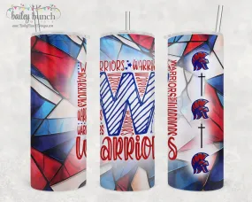 Warriors Shimmer Glitter Tumbler TUMBWARRIORS20520